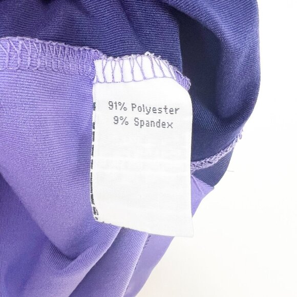 GG Blue Top Womens L Purple Blue White Yellow Colorblock Golf Tennis Pickle Ball - Picture 6 of 13
